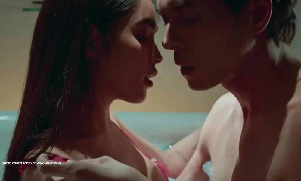 Andrea Brillantes and Jake Cuenca in a daring scene from FPJ’s Batang Quiapo.